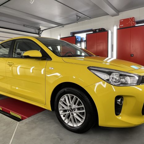 Kia Rio Powłoka ceramiczna Fireball, korekta lakieru, detailing wnętrza, Machnio Car;s Clinic Auto Detailing Studio Radom